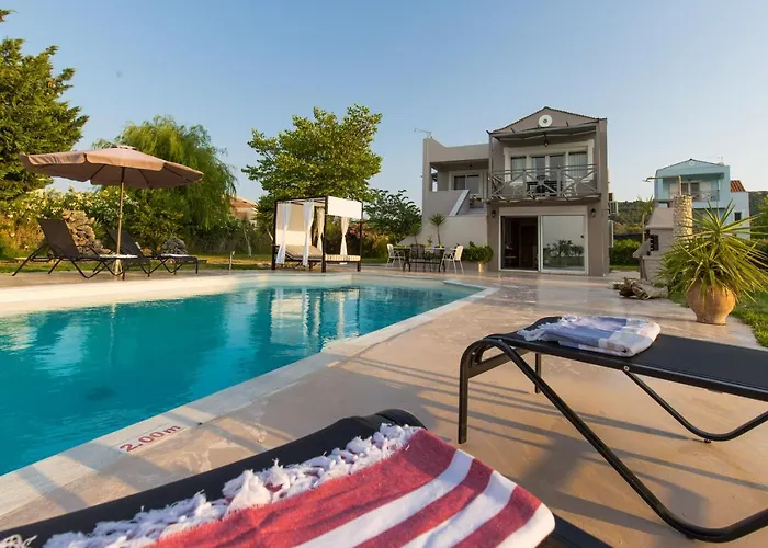 Seaview Fivos With Private Pool By Lefkadastay Villa