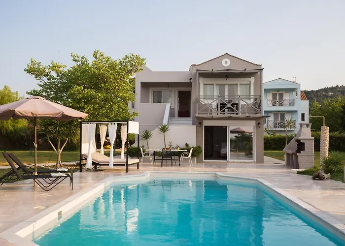Villa Seaview Fivos With Private Pool By Lefkadastay